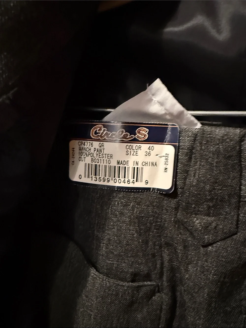 🖤NWT 48R/36 Men's Charcoal Gray Western-Circle S Style Blazer and Trouser Set